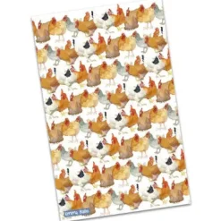 Emma Ball Tea|Tea Towels-Chickens Tea Towel