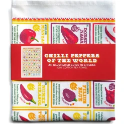 Stuart Gardiner Father's Day|Tea-Chilli Peppers of the World Tea Towel by