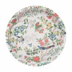 Sanderson Trays|Trays-Chinoiserie Deepwell Tin Tray