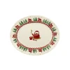 Emma Bridgewater Serving Plates & Boards-Christmas Cabin Small Oval Platter