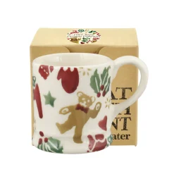 Emma Bridgewater Christmas Decorations|Seasonal Decor-Christmas Celebration Tiny Mug Boxed