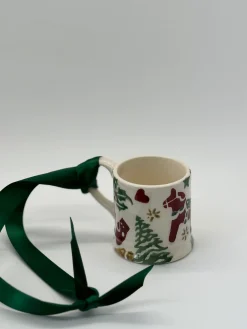 Emma Bridgewater Christmas Decorations|Seasonal Decor-Christmas Celebration Tiny Mug Boxed