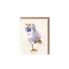 Wrendale Designs Greeting Cards-'Christmas Delivery' Duck Gift Enclosure Card