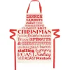 Victoria Eggs Aprons-Christmas Dinner Apron - Red