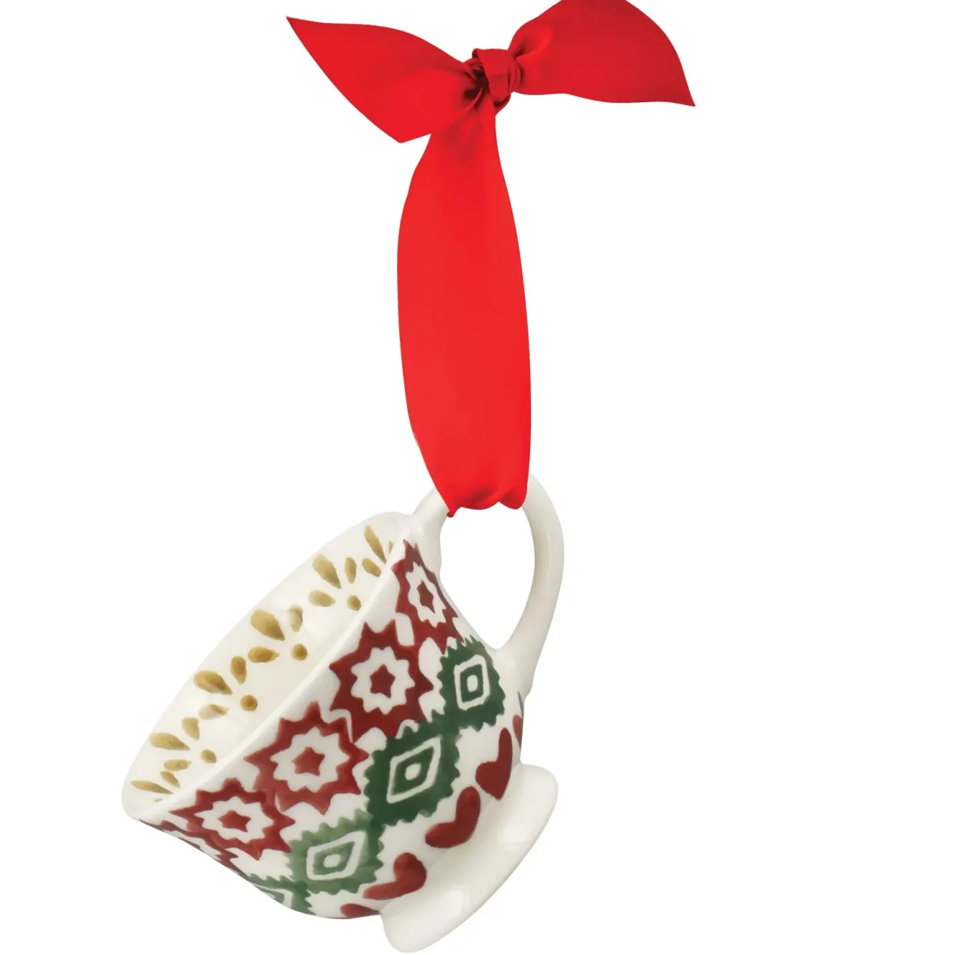 Emma Bridgewater Christmas Decorations-Christmas Joy 2024 Tiny Teacup Boxed