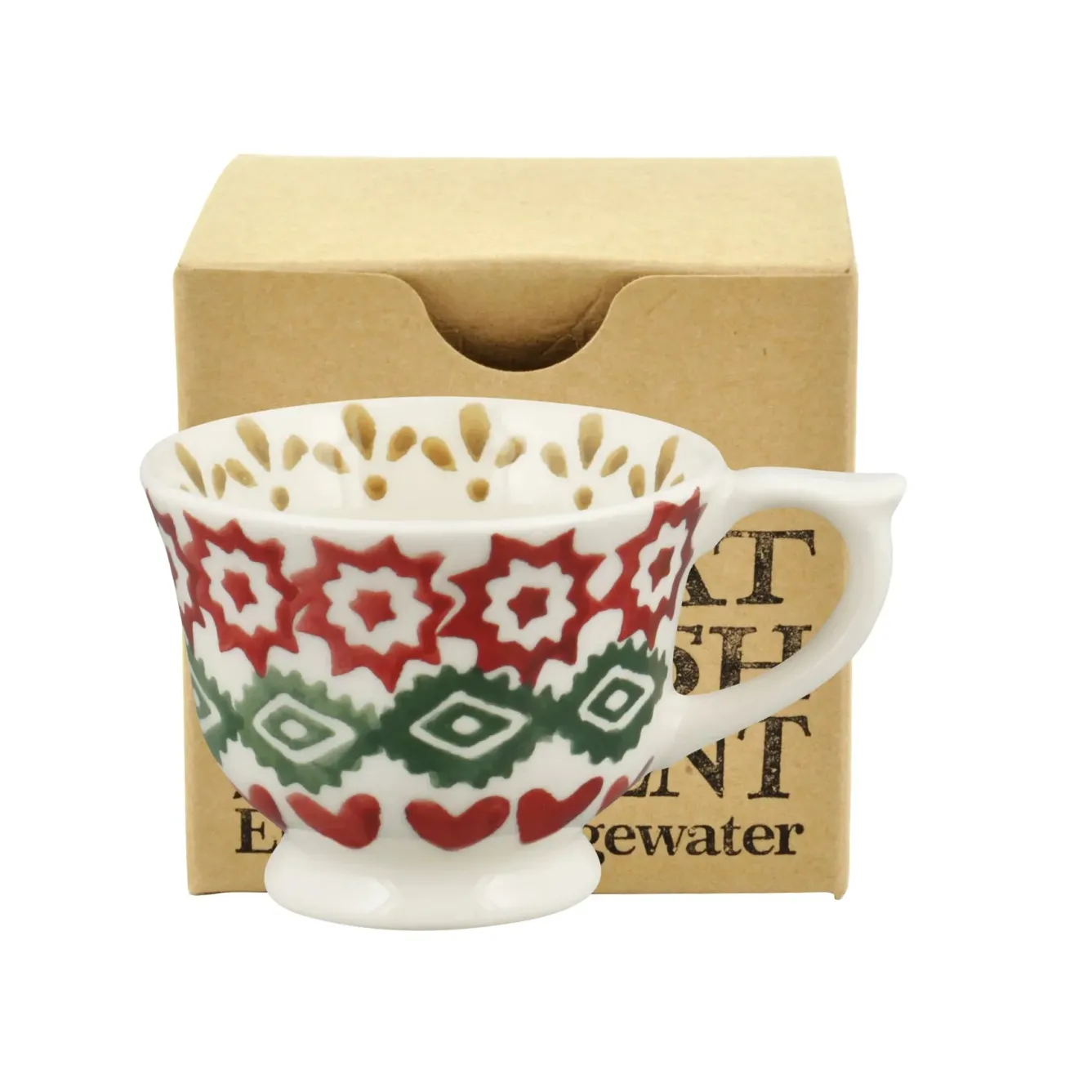 Emma Bridgewater Christmas Decorations-Christmas Joy 2024 Tiny Teacup Boxed