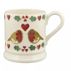 Emma Bridgewater Christmas-Christmas Joy 'Robin' 1/2 Pint Mug