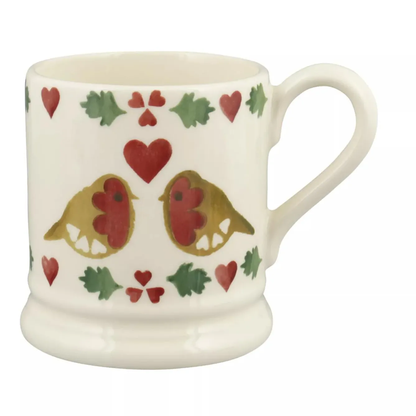 Emma Bridgewater Christmas-Christmas Joy 'Robin' 1/2 Pint Mug