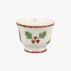 Emma Bridgewater Christmas Decorations-Christmas Joy Robin Tiny Teacup Boxed