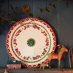 Emma Bridgewater Serving Plates & Boards-Christmas Joy Serving Plate