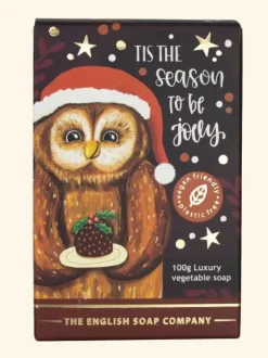 English Soap Company Soaps & Lotions-Christmas Owl Mini Soap - 100g