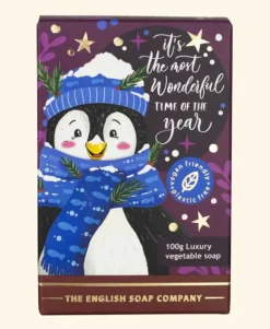 English Soap Company Soaps & Lotions-Christmas Penguin Mini Soap - 100g
