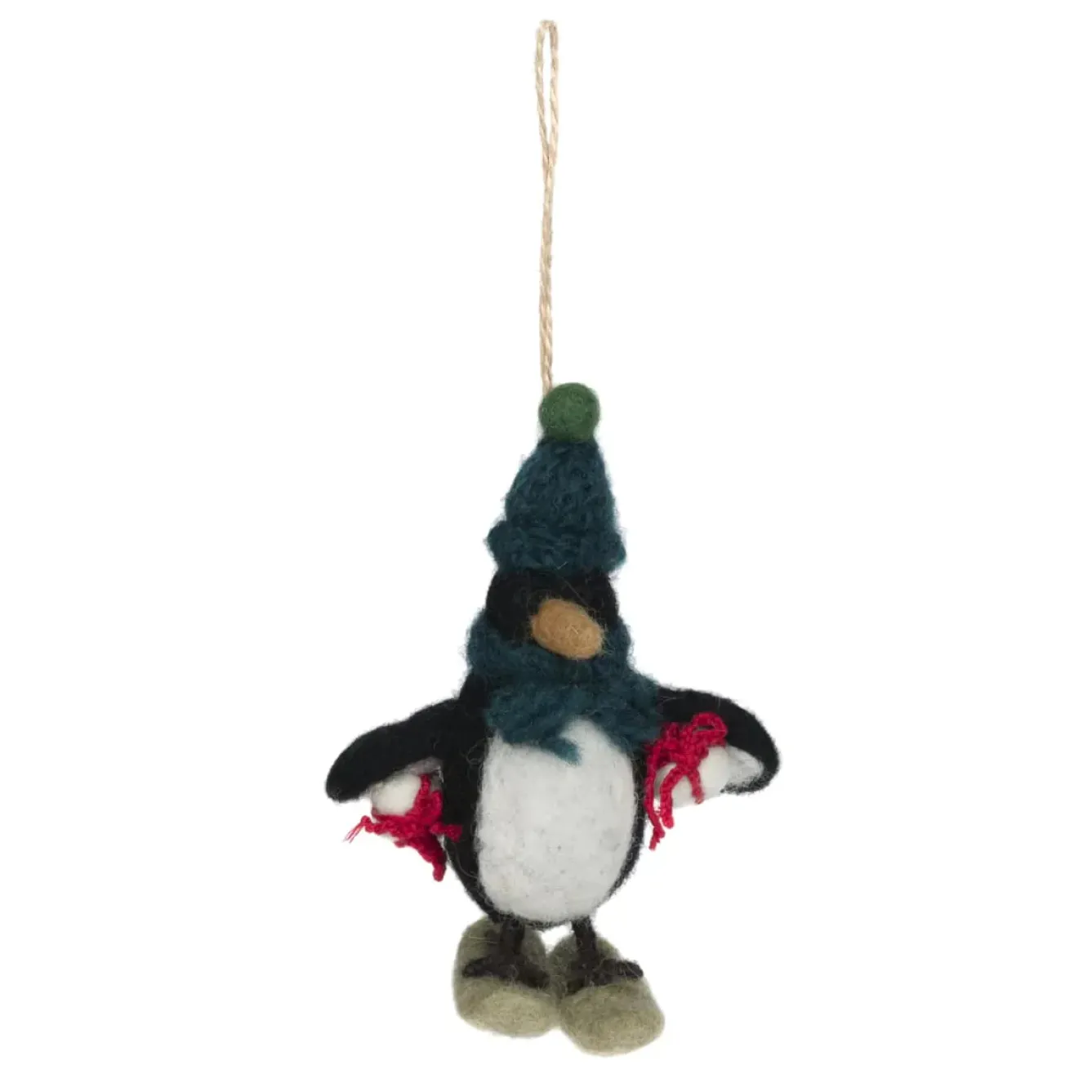 Sophie Allport Christmas|Tea-Christmas Penguin with Gifts Felt Tree Decoration