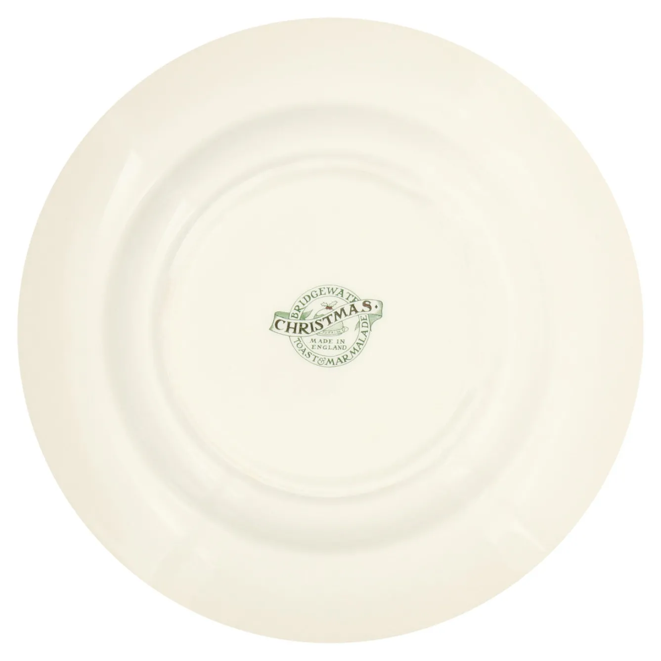 Emma Bridgewater Plates-Christmas Toast Roast Turkey 10 1/2 inch Plate