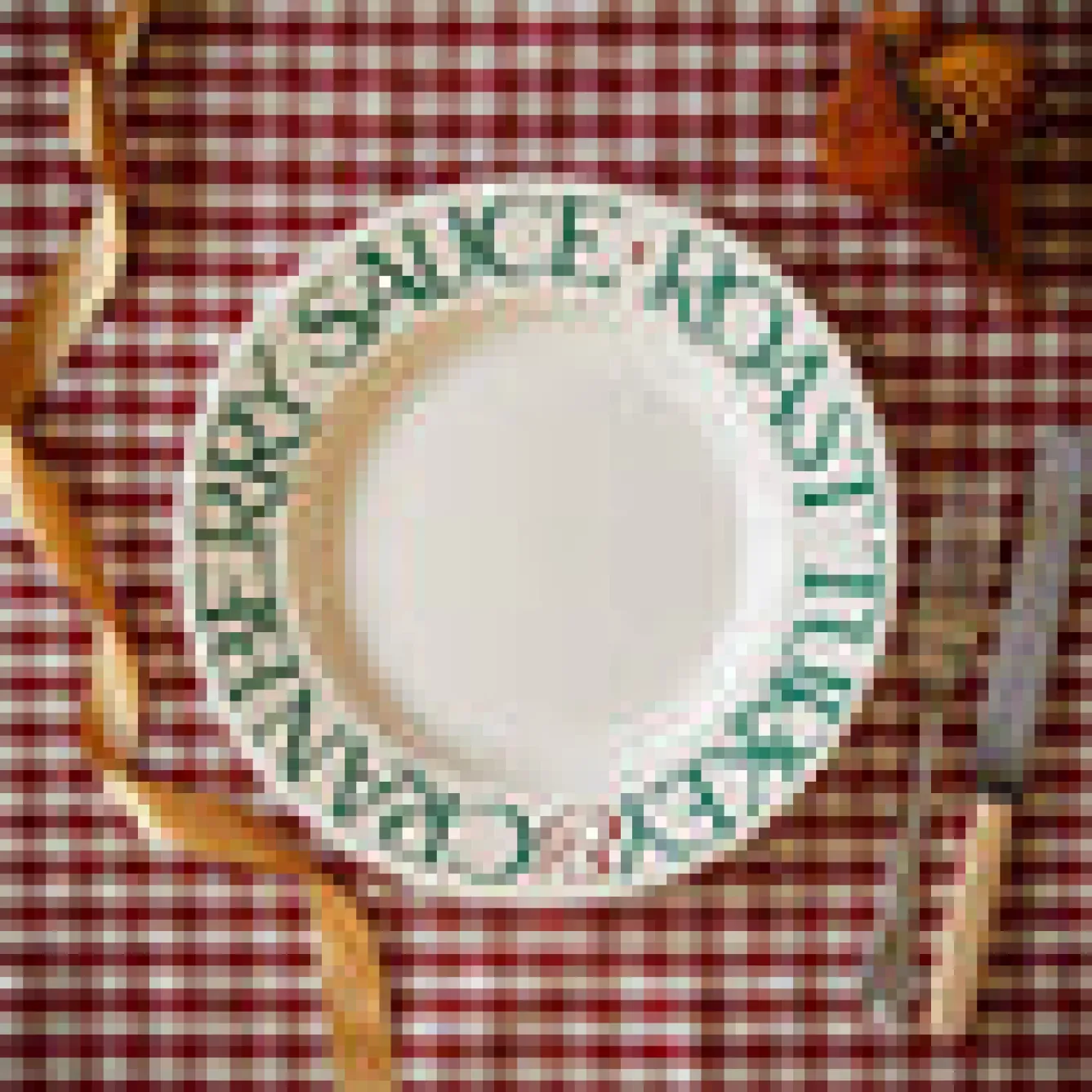 Emma Bridgewater Plates-Christmas Toast Roast Turkey 10 1/2 inch Plate