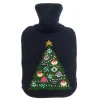 Sophie Allport Seasonal Decor|Pillows & Throws-Christmas Tree Knitted Statement Hot Water Bottle
