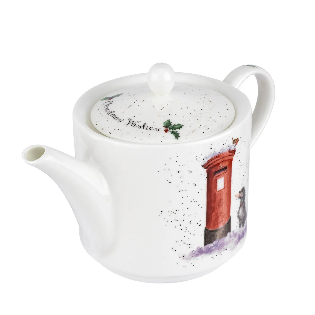 Wrendale Designs Tea|Teapots-'Christmas Wishes' Fine Bone China Teapot
