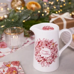 Victoria Eggs Jugs-Christmas Wreath Half Pint Jug