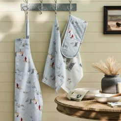 Sophie Allport Aprons-Coastal Boats Adult Apron
