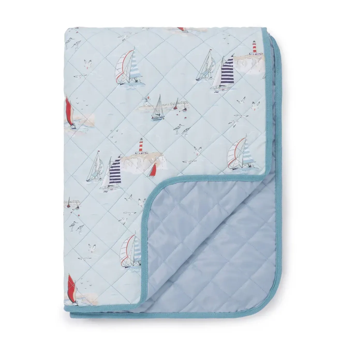 Sophie Allport Picnic-Coastal Boats Picnic Blanket