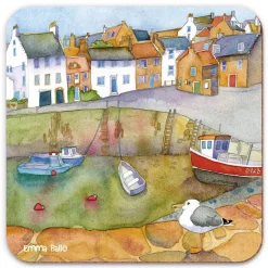 Emma Ball Tea|Coasters-Coastal Harbour Coaster