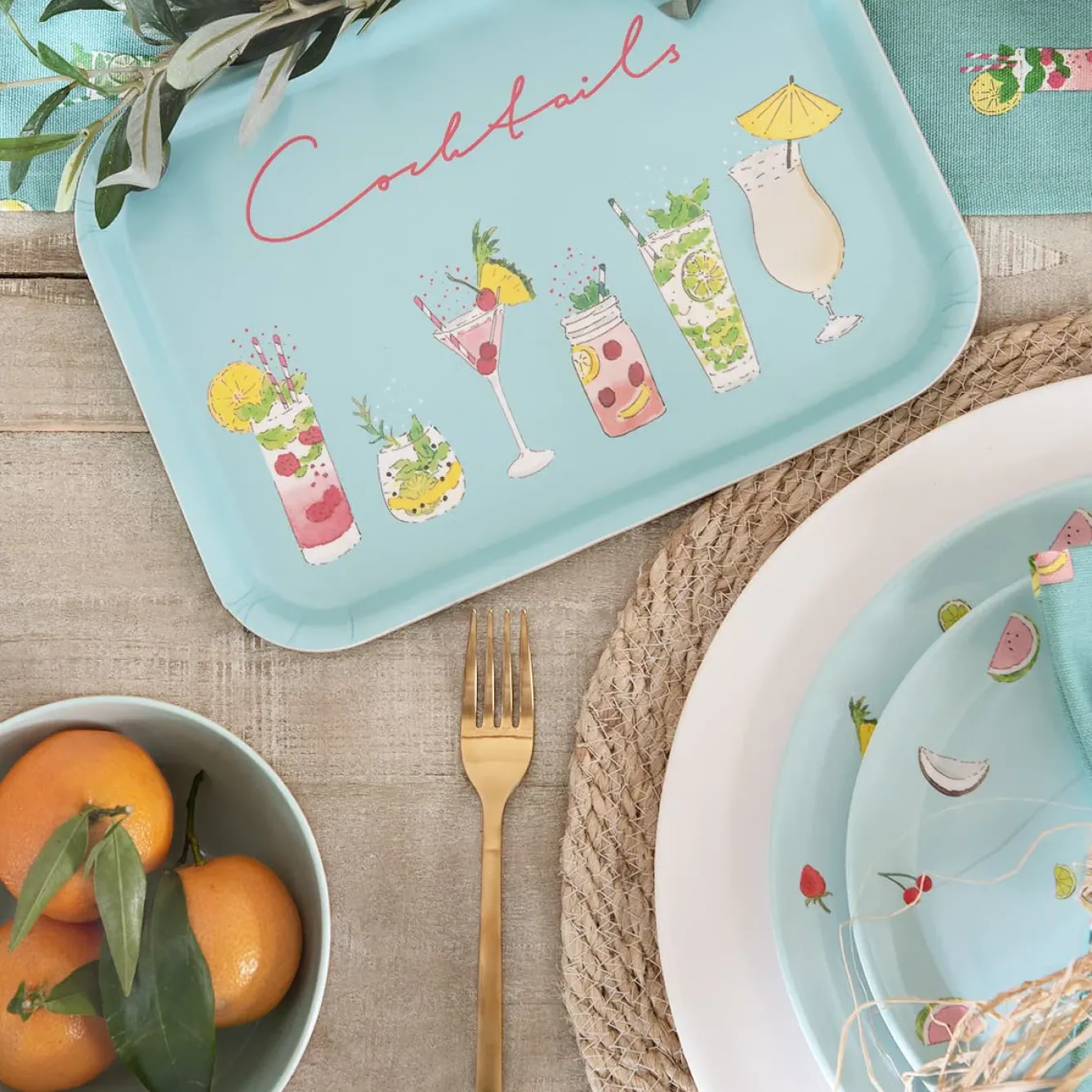 Sophie Allport Tea|Trays-Cocktails Small Tray