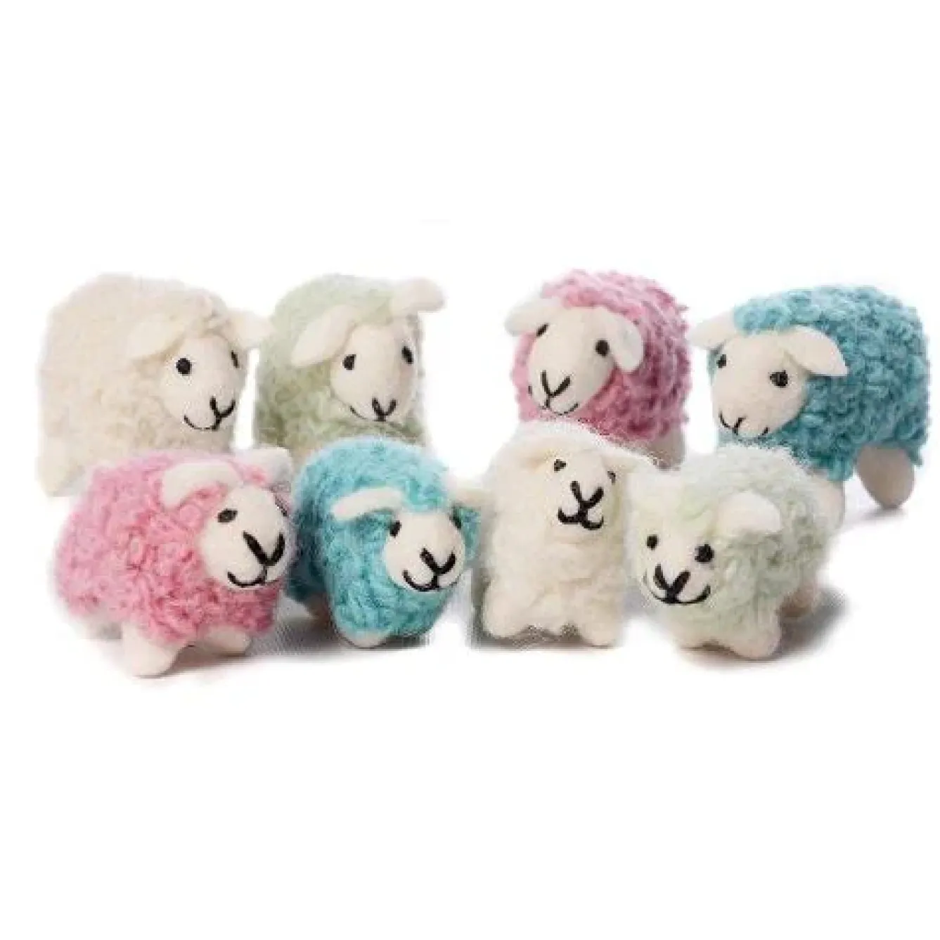 Amica Felt Easter|Seasonal Decor-Colorful Sheep Felt Decorations