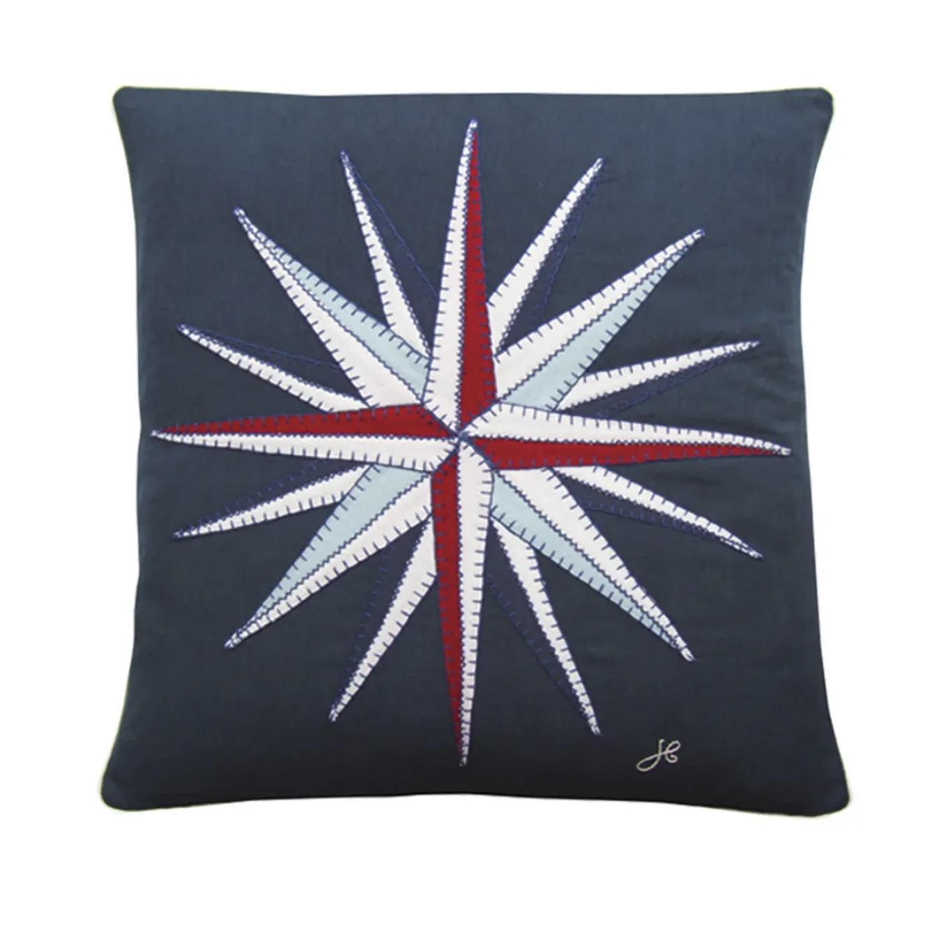 Jan Constantine Pillows & Throws-Compass Pillow