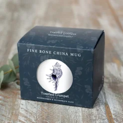 Toasted Crumpet Seaside-Conch Bone China Mug Boxed