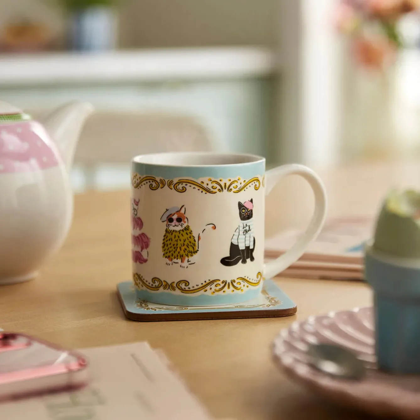 Ulster Weavers Food & Drink-Cool Cats Bone China Mug