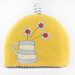 Poppy Treffry Tea|Tea Cosies-Cornish Narcissi Small Tea Cosy