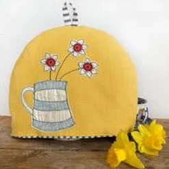 Poppy Treffry Tea|Tea Cosies-Cornish Narcissi Small Tea Cosy