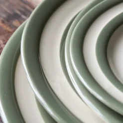 Cornishware Plates-9.5 in Lunch Plate