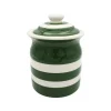 Cornishware Storage|Storage Jars-Adder Green Large Storage Jar 168cl