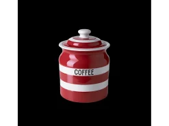 Cornishware Storage|Storage Jars-Coffee Storage Jar-- Red