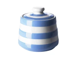 Cornishware Jam Pots-Covered Sugar Pot
