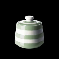 Cornishware Jam Pots-Covered Sugar Pot