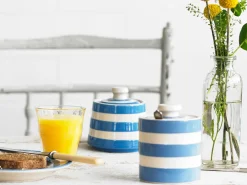 Cornishware Jam Pots-Honey/Marmalade Pot