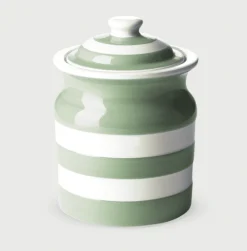 Cornishware Storage|Storage Jars-Willow Green Large Storage Jar 168cl