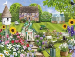 All Jigsaw Puzzles Puzzles|Children-Cottage Garden Path 1000 Piece Jigsaw Puzzle