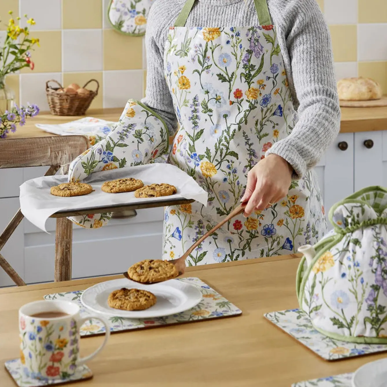 Ulster Weavers Pot Grabs-Cottage Garden Pot Mat