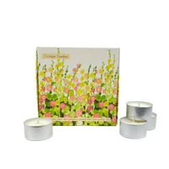 Heaven Scent Home Fragrance-Cottage Garden- Rose & Patchouli Box of 9 Tealights