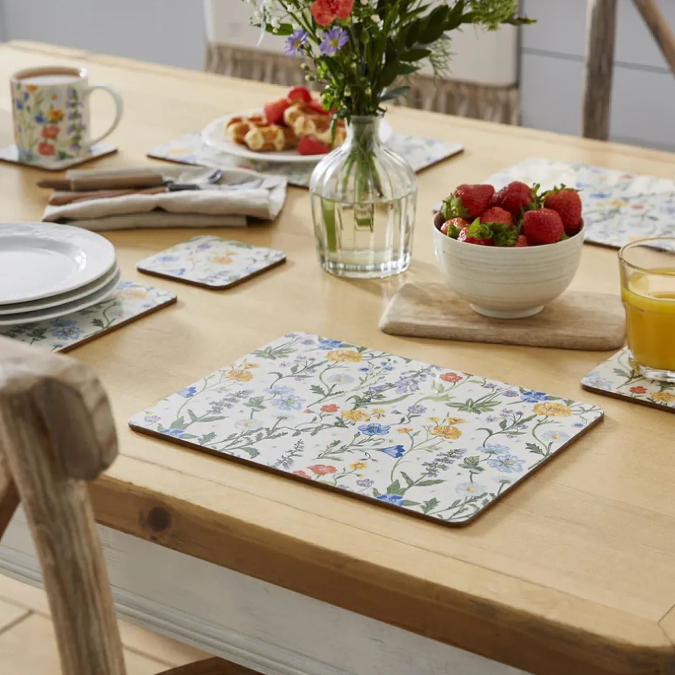Ulster Weavers Melamine-Cottage Garden Set of 4 Placemats