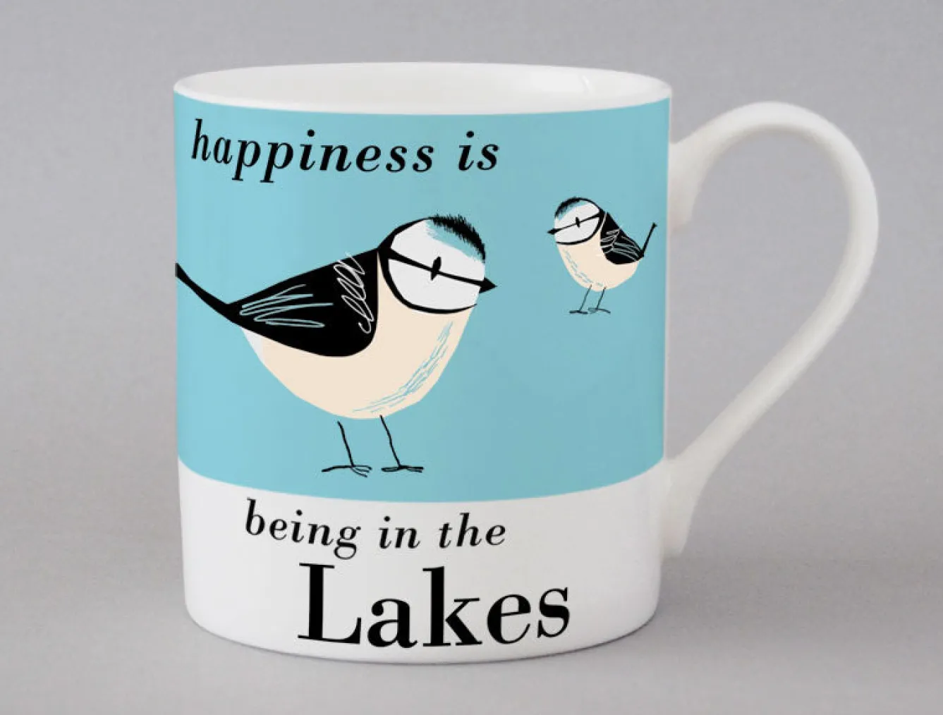 Repeat Repeat Great Britain-Country and Coast Lakes Blue Tit Mug