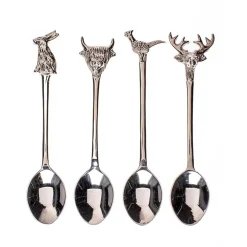 Selbrae Tea-Country Animals Spoons Set of 4