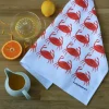 Lucky Lobster Tea|Tea Towels-Crab Tea Towel