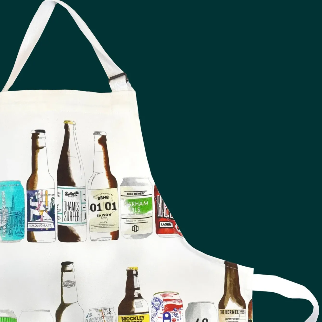 Corinne Alexander Father's Day|Aprons-Craft Beer Apron by
