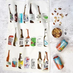 Corinne Alexander Father's Day|Tea-Craft Beer Tea Towel by