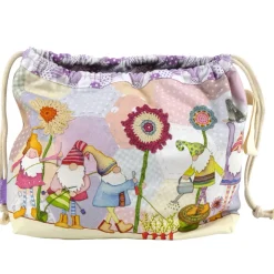 Emma Ball Crafts|Bags-Crafting Gnomes Drawstring Bag