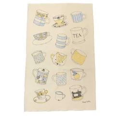Poppy Treffry Tea|Tea Towels-Cups and Mugs Tea Towel